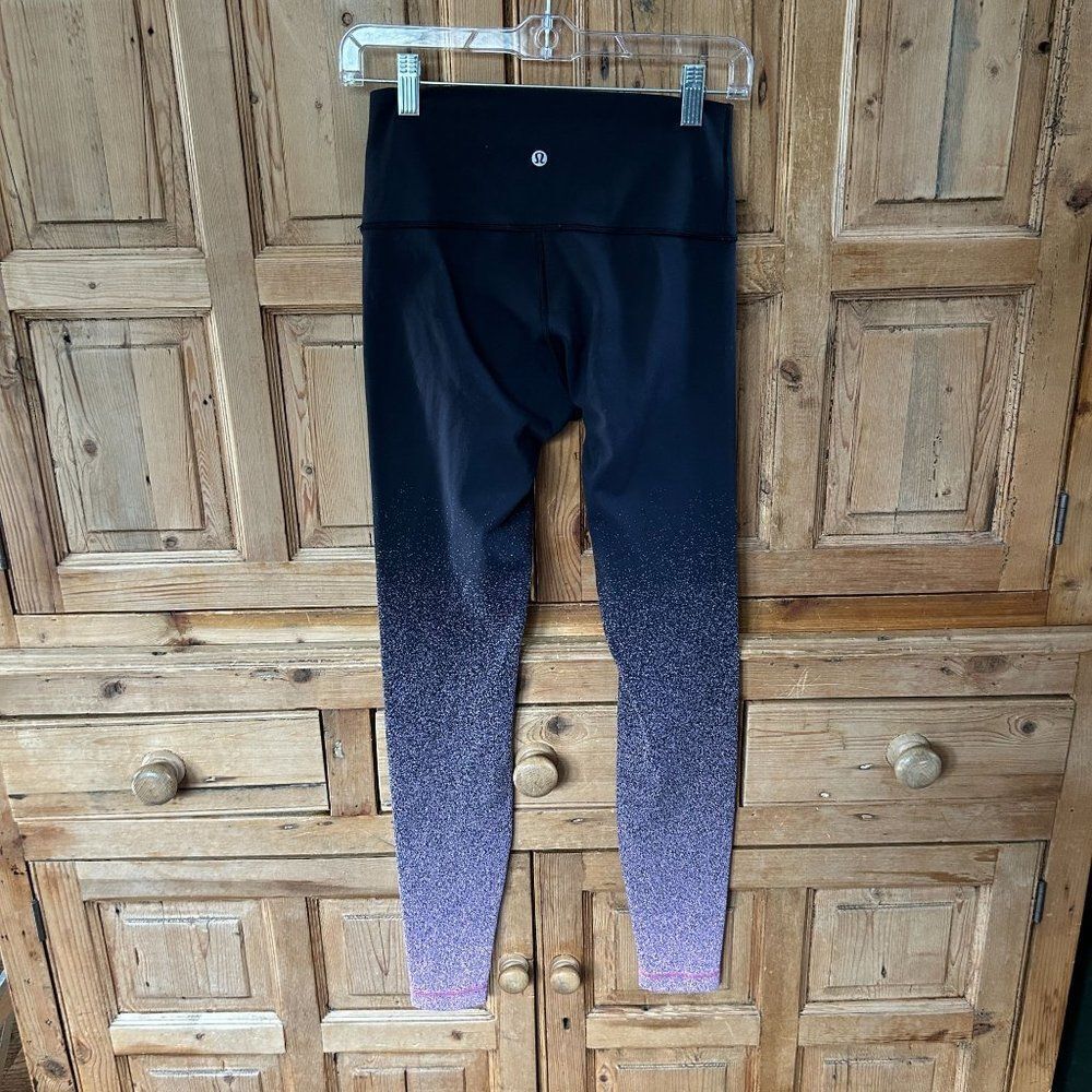 Lululemon 6 Wunder Under Hi-Rise Tight (Ombre Speckle) 28" Ombre Speckle Black Y - Picture 7 of 11